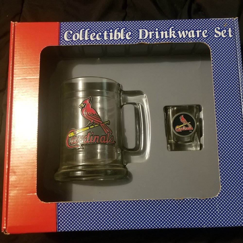 St. Louis Cardinals mug and shot glass set